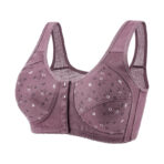 Front Button Bra light Purple