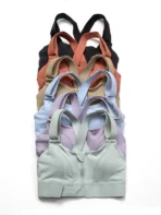Front Zipper Shockproof Premium Sports Bra - Image 9