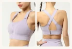 Front Zipper Shockproof Premium Sports Bra - Image 2