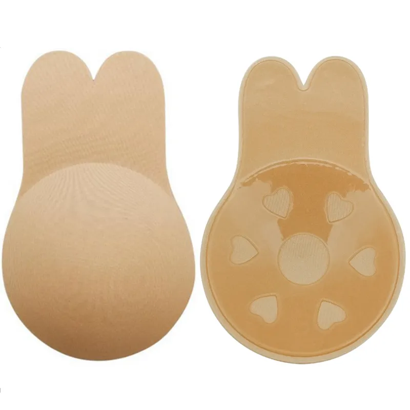 Rabbit Ears Lifting Breast Patch, Strapless Bra Self-Adhesive Silicone Invisible Bra, One-Piece Push-Up Rabbit Breast Patch Rabbit Ears Lifting Breast Patch, Strapless Bra Self-Adhesive Silicone Invisible Bra, One-Piece Push-Up Rabbit Breast Patch